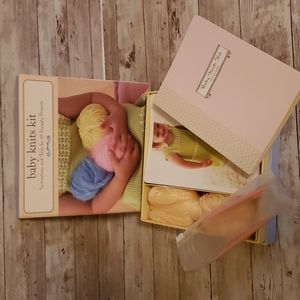 Baby Knits Kit with 20 Pattern Cards and Tools